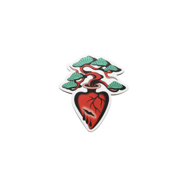 【DetroitDieselTattooWorks  &times; TRADMAN&rsquo;S STICKER】 -ハートと盆栽- 詳細画像